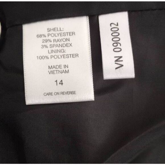 NEW YORK & COMPANY BLACK BLAZER SZ.14 EUC. - Picture 9 of 10